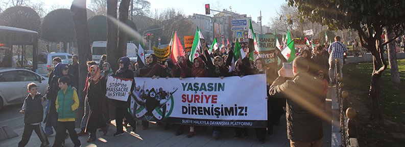 SURİYE DİRENİŞİ İÇİN DESTEK YÜRÜYÜŞÜ